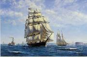 unknow artist Seascape, boats, ships and warships. 111 china oil painting artist
